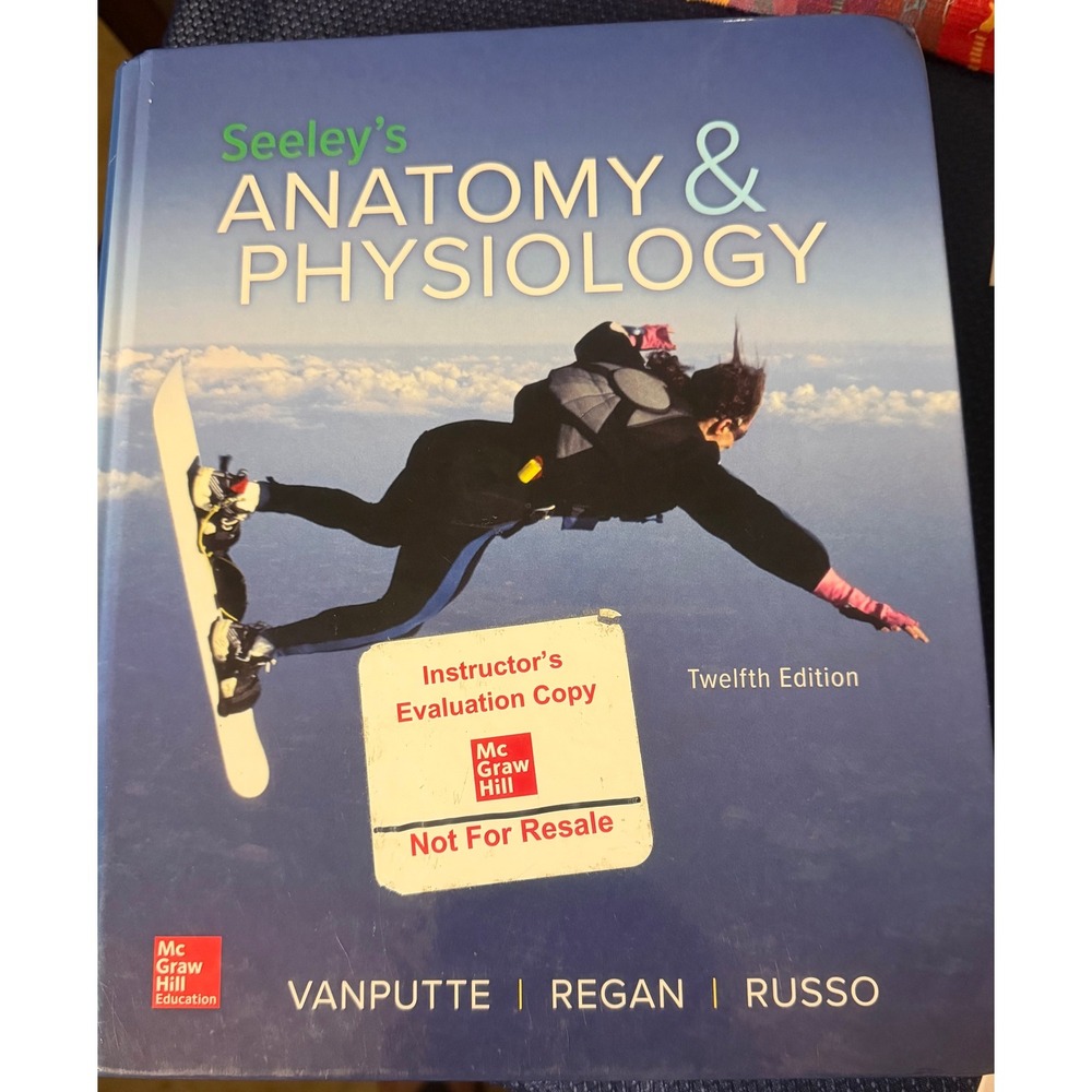 Seeley's Anatomy & Physiology 12th Edition Hardcover Instructor Copy CLEAN